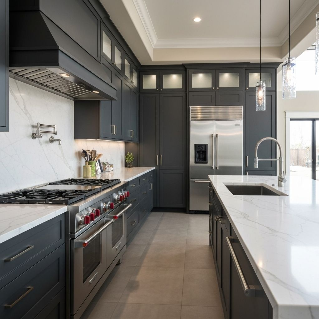 Contemporary kitchen interior